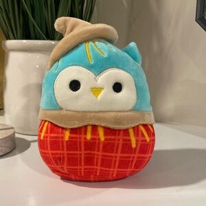 NWOT! 5” Winston the Owl as Scarecrow Squishmallow - Halloween Squad plush toys